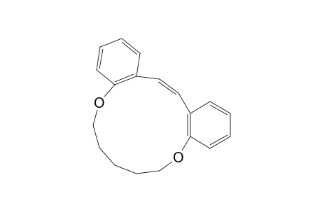 (E)-1:2,5:6-Dibenzo-7,13-dioxacyclotrideca-1,3,5-triene