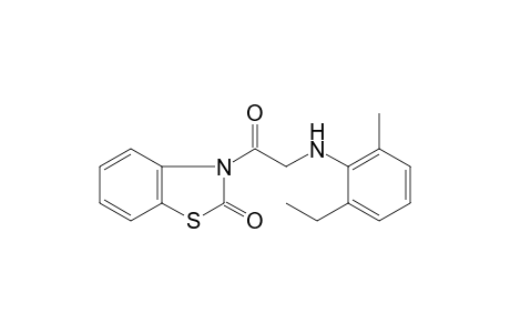1,3-Benzothiazol-2(3H)-one, 3-[2-[(2-ethyl-6-methylphenyl)amino]acetyl]-