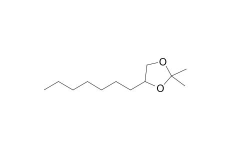 4-Heptyl-2,2-dimethyl-1,3-dioxolane