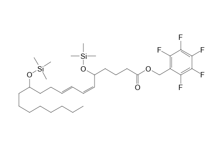 10,11,14,15-tetrahydro-LTB4 PFB/TMS derivative
