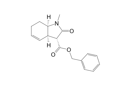 (+-)-Methyl (3R,3aR,7aR)-Benzyl-2-oxo-2,3,3a,6,7,7a-hexahydro-1H-indole-3-carboxylate