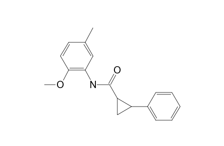 N-(2-Methoxy-5-methylphenyl)-2-phenylcyclopropanecarboxamide (isomer 2)