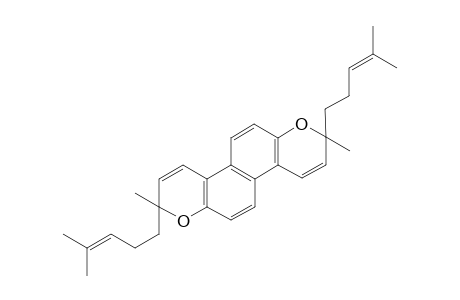 Naphtho[2,1-b:6,5-b']dipyran, 2,8-dihydro-2,8-dimethyl-2,8-bis(4-methyl-3-pentenyl)-