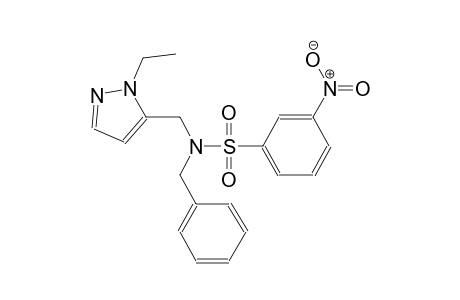 benzenesulfonamide, N-[(1-ethyl-1H-pyrazol-5-yl)methyl]-3-nitro-N-(phenylmethyl)-