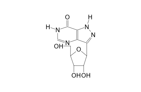 7H-PYRAZOLO[4,3-D]PYRIMIDIN-7-ONE, 1,6-DIHYDRO-3-.BETA.-D-RIBOFURANO