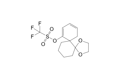 Trifluoromethanesulfonic acid 1,4-dioxadispiro[4.0.5.4]pentadeca-7,9-dien-7-yl ester