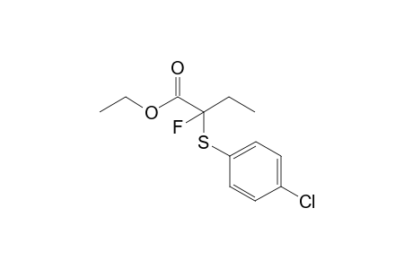 2-[(4-chlorophenyl)thio]-2-fluoro-butyric acid ethyl ester