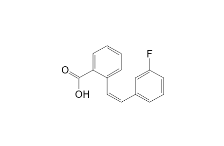 Benzoic acid, 2-[2-(3-fluorophenyl)ethenyl]-, (Z)-