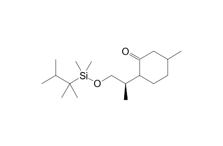 (1' R)-2-{2'-{[Dimethyl(1",1",2"-trimethylpropyl)silyl]oxy}-1'-methylethyl}-5-methylcyclohexanone