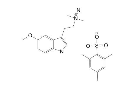 1-[2-(5-METHOXY-1H-INDOL-3-YL)-ETHYL]-1,1-DIMETHYLHYDRAZINIUM-2,4,6-TRIMETHYLBENZENESULFONATE