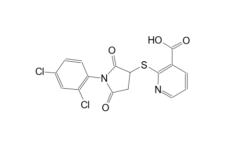 3-pyridinecarboxylic acid, 2-[[1-(2,4-dichlorophenyl)-2,5-dioxo-3-pyrrolidinyl]thio]-