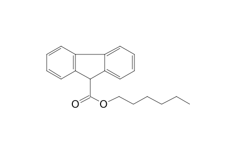 9H-Fluorene-9-carboxylic acid, hexyl ester