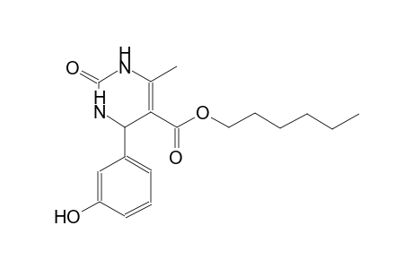 5-pyrimidinecarboxylic acid, 1,2,3,4-tetrahydro-4-(3-hydroxyphenyl)-6-methyl-2-oxo-, hexyl ester