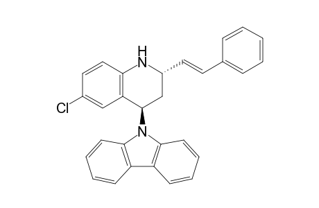 9-[(2S,4R)-6-chloranyl-2-[(E)-2-phenylethenyl]-1,2,3,4-tetrahydroquinolin-4-yl]carbazole
