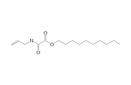 Oxalic acid, monoamide, N-allyl-, decyl ester