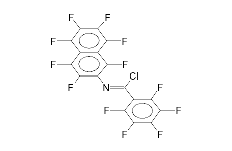 N-(2-PERFLUORONAPHTHALYL)CARBONIMIDOYL(PENTAFLUOROPHENYL)CHLORIDE