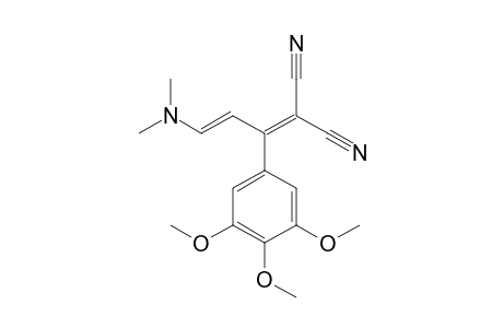 2-[(E)-3-Dimethylamino-1-(3,4,5-trimethoxyphenyl)allylidene]malononitrile