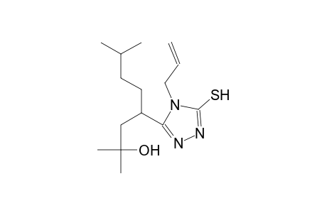 4H-1,2,4-triazole-3-propanol, 5-mercapto-alpha,alpha-dimethyl-gamma-(3-methylbutyl)-4-(2-propenyl)-