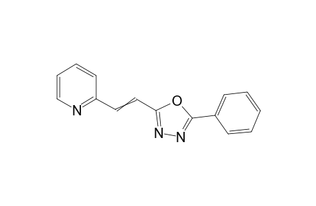 5-Phenyl-2-[2-(2-pyridyl)ethenyl]-1,3,4-oxadiazole