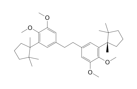 (1"',1"'S)-1,2-Bis-[5'-(1,2,2-trimethylcyclopentyl)-3',4'-dimethoxyphenyl]ethane