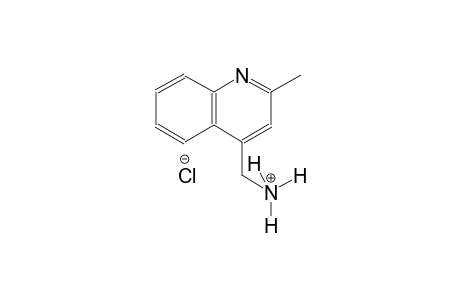4-quinolinemethanaminium, 2-methyl-, chloride
