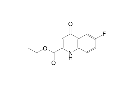 2-Quinolinecarboxylic acid, 6-fluoro-1,4-dihydro-4-oxo-, ethyl ester