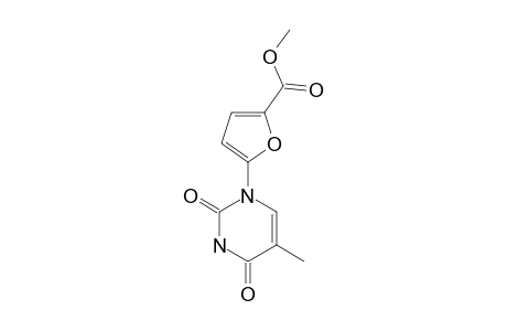 5-(2,4-diketo-5-methyl-pyrimidin-1-yl)furan-2-carboxylic acid methyl ester