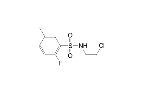 benzenesulfonamide, N-(2-chloroethyl)-2-fluoro-5-methyl-