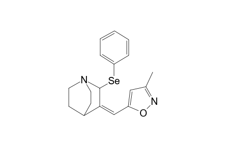 (Z)-(RS)-3-(3-Methylisoxazol-5-ylmethylene)-2-phenylselanyl-1-azabicyclo[2.2.2]octane