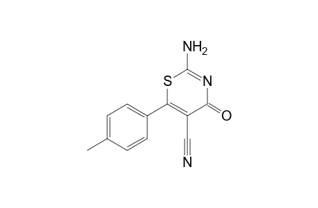 2-Amino-4-keto-6-(p-tolyl)-1,3-thiazine-5-carbonitrile