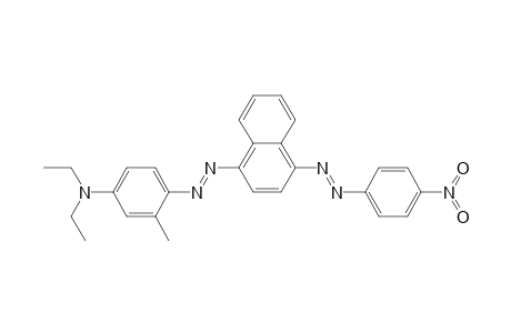 1-(4-Nitrophenylazo)-4-(4-diethylamino-2-methylphenylazo)naphthalene
