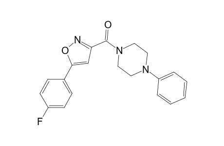 [5-(4-Fluorophenyl)-1,2-oxazol-3-yl](4-phenylpiperazin-1-yl)methanone