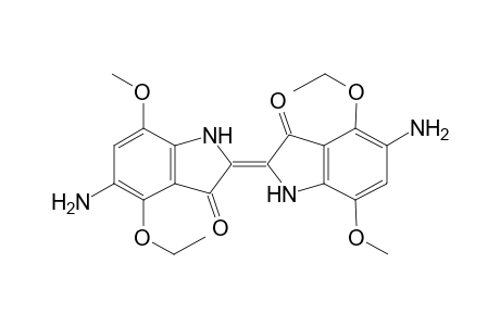 4,4'-Diethoxy-7,7'-dimethoxy-5,5'-diaminoindigotin