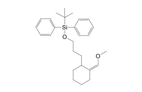 (Z)-2-(3-(tert-Butyldiphenylsiloxy)propyl)-1-methoxymethylidene)cyclohexane