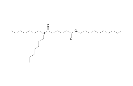 Adipic acid, monoamide, N,N-diheptyl-, decyl ester