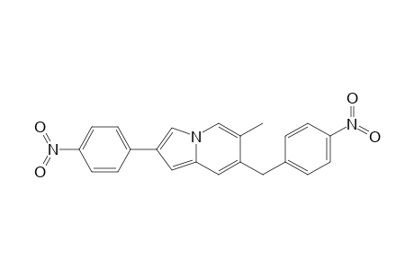 6-Methyl-2-(4-nitrophenyl)-7-[(4-nitrophenyl)methyl]indolizine