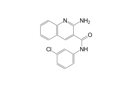 3-quinolinecarboxamide, 2-amino-N-(3-chlorophenyl)-
