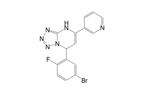 tetrazolo[1,5-a]pyrimidine, 7-(5-bromo-2-fluorophenyl)-4,7-dihydro-5-(3-pyridinyl)-
