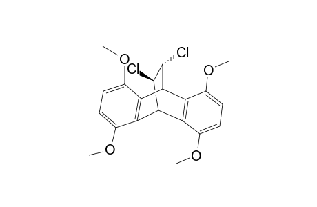 trans-11,12-Dichloro-9,10-dihydro-1,4,5,8-tetramethoxy-9,10-ethanoanthracene