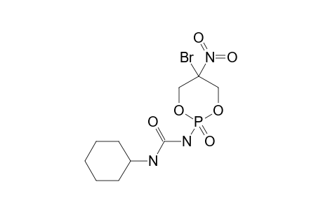 N-CYCLOHEXYL-N'-[5-BROMO-5-NITRO-2-OXIDO-1,3,2-DIOXAPHOSPHORINANE-2-YL]-UREA