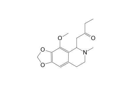 1-(4-methoxy-6-methyl-5,6,7,8-tetrahydro[1,3]dioxolo[4,5-g]isoquinolin-5-yl)-2-butanone