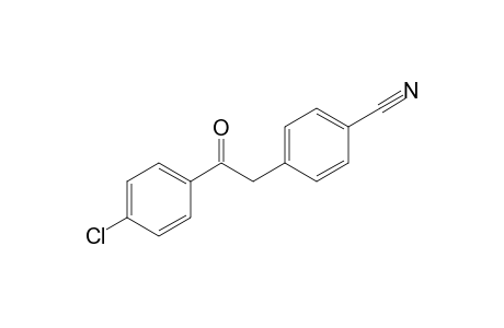 4-[2-(4-Chlorophenyl)-2-oxoethyl]benzonitrile