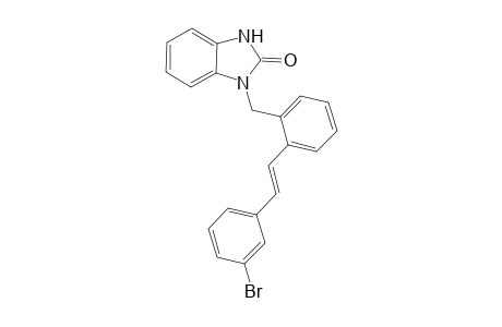 1-{2-[trans-(3-Bromophenyl)vinyl]benzyl}benzimidazolin-2-one