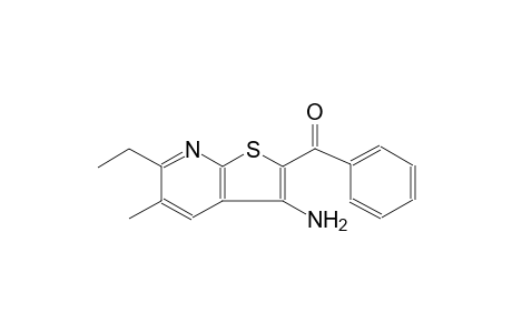 methanone, (3-amino-6-ethyl-5-methylthieno[2,3-b]pyridin-2-yl)phenyl-