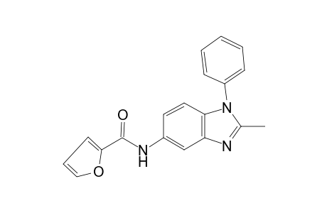 Furan-2-carboxamide, N-(2-methyl-1-phenylbenzimidazol-5-yl)-