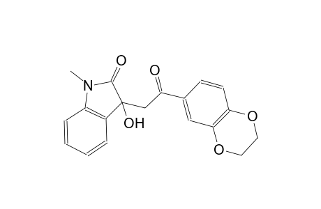 3-[2-(2,3-dihydro-1,4-benzodioxin-6-yl)-2-oxoethyl]-3-hydroxy-1-methyl-1,3-dihydro-2H-indol-2-one