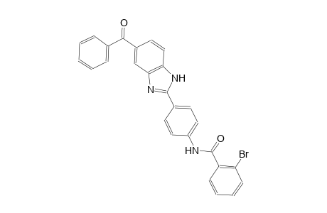 N-[4-(5-benzoyl-1H-benzimidazol-2-yl)phenyl]-2-bromobenzamide