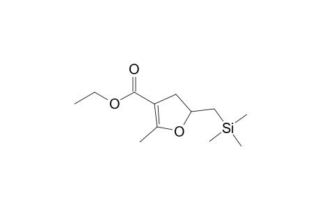 5-Methyl-2-(trimethylsilylmethyl)-2,3-dihydrofuran-4-carboxylic acid ethyl ester