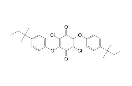 2,5-Cyclohexadiene-1,4-dione, 2,5-dichloro-3,6-bis[4-(1,1-dimethylpropyl)phenoxy]-
