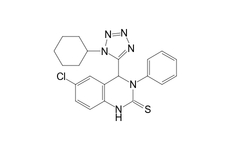 7-chloro-4-(1-cyclohexyl-1H-tetrazol-5-yl)-3-phenyl-3,4-dihydroquinazoline-2(1H)-thione